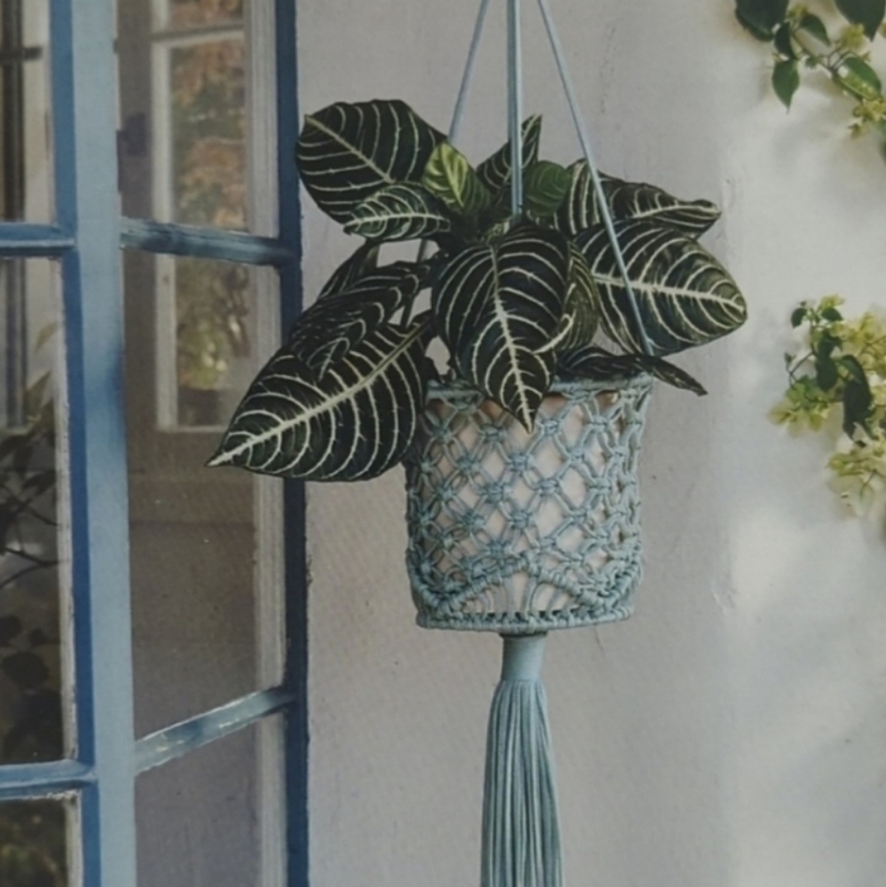 Opalhouse jungalow macrame woven plant holder